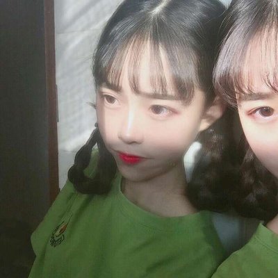 抖音极品绿色系女头图片