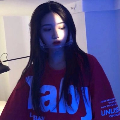 女生头像蓝色系霸气高冷图片