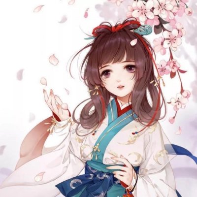 清新古风头像女生唯美动漫图片