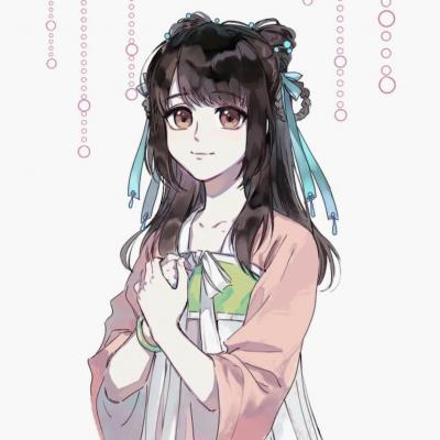 古风高清情头一男一女动漫图片