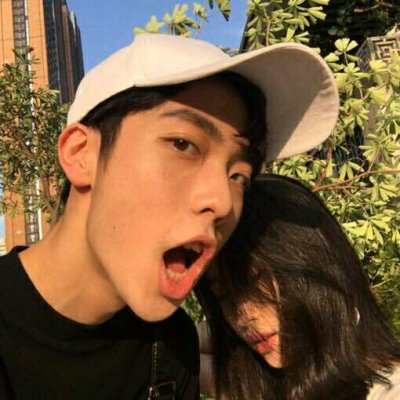 时尚潮流甜蜜情侣头像一对两张图片