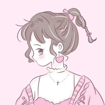 粉色系小仙女头像可爱软妹图片
