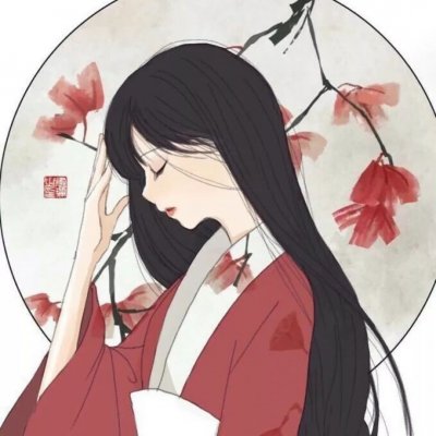 动漫手绘头像女生古风唯美图片