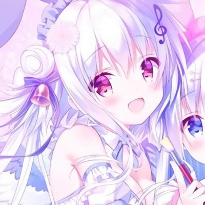 少女心闺蜜头像两张可爱动漫图片