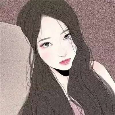 手绘伤感女生头像唯美图片