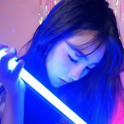 女生头像蓝色系霸气高冷图片