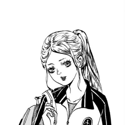 黑白简约手绘情头一男一女图片