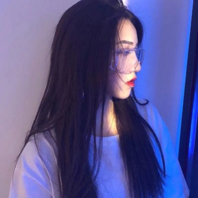 女生头像蓝色系霸气高冷图片