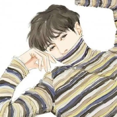 微信手绘头像男生简单彩色图片