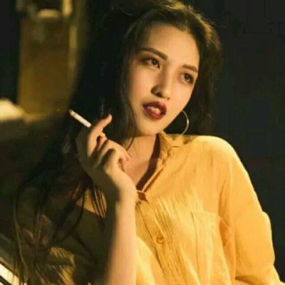 柠檬黄色系列头像女生高清图片