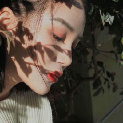 高雅仙气古风女子真人头像图片