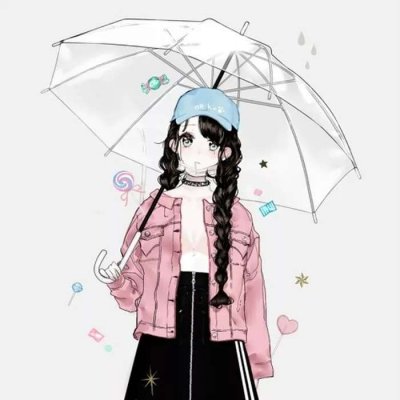 二次元女孩头像图片
