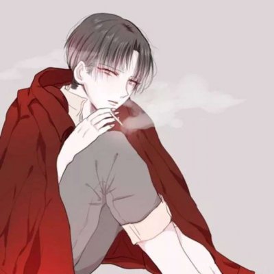 微信手绘头像男生简单彩色图片