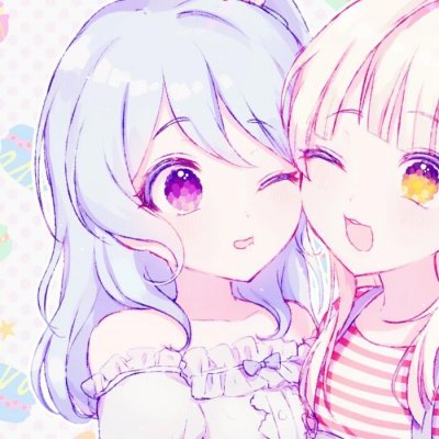 少女心闺蜜头像两张可爱动漫图片