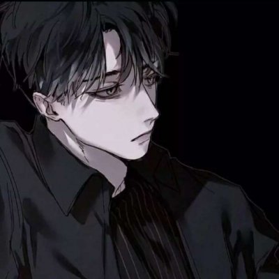 压抑绝望伤心男生动漫头像图片