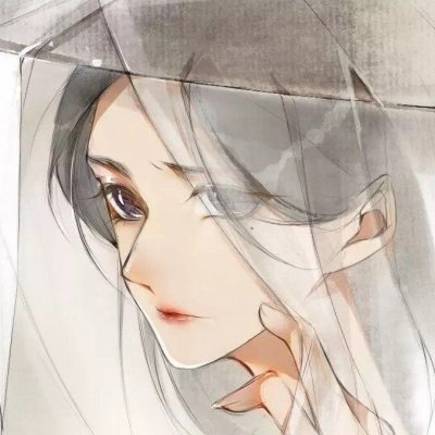 动漫手绘头像女生古风唯美图片