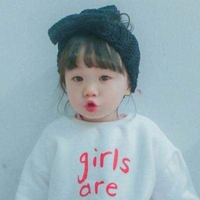 微信头像女可爱萌娃高清图片