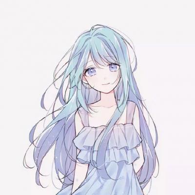 动漫头像女生长发可爱漂亮图片
