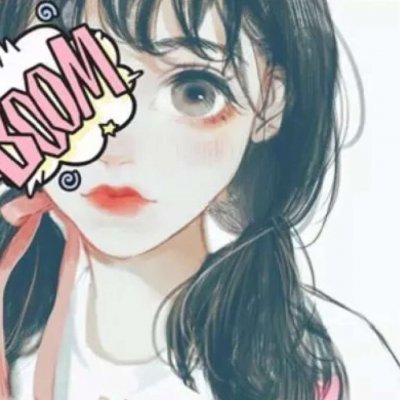 手绘伤感女生头像唯美图片