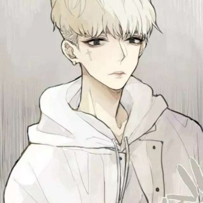 微信手绘头像男生简单彩色图片