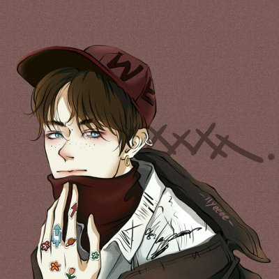 易烊千玺动漫头像帅气图片