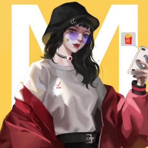 限量版动漫头像女生高清图片