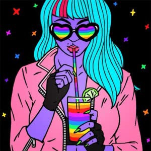 性感霸气妖娆夜店女生头像图片