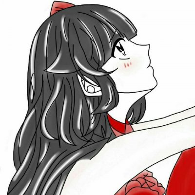 二次元黑暗系头像女生动漫图片