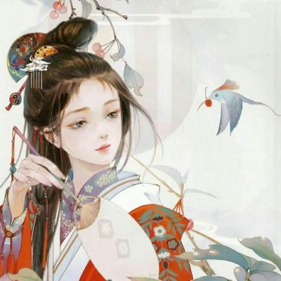 古风高清情头一男一女动漫图片
