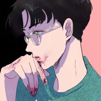 微信手绘头像男生简单彩色图片