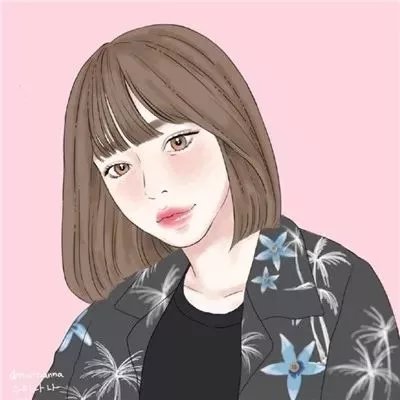 手绘伤感女生头像唯美图片