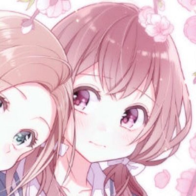 少女心闺蜜头像两张可爱动漫图片