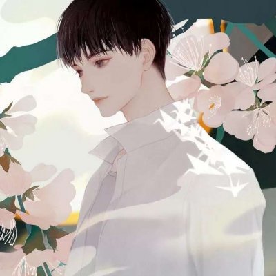 微信手绘头像男生简单彩色图片