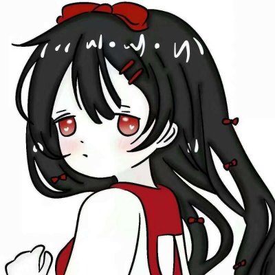 二次元黑暗系头像女生动漫图片