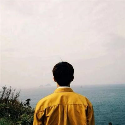 男头真人帅气冷酷背影图片