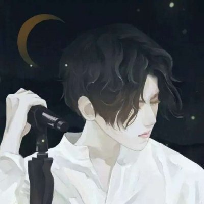 微信手绘头像男生简单彩色图片
