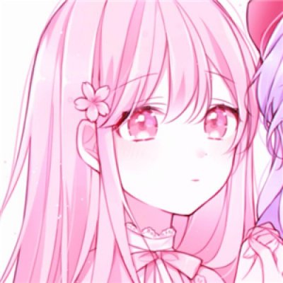 少女心闺蜜头像两张可爱动漫图片