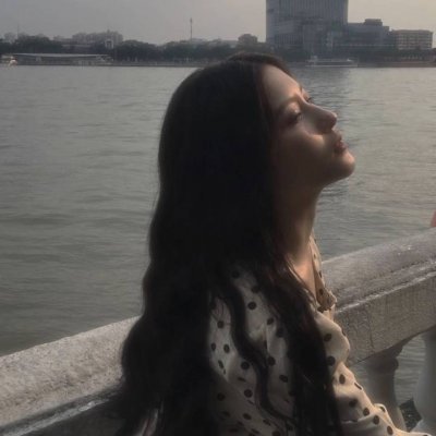 面向大海女伤感唯美头像图片