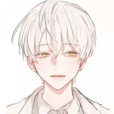 微信手绘头像男生简单彩色图片