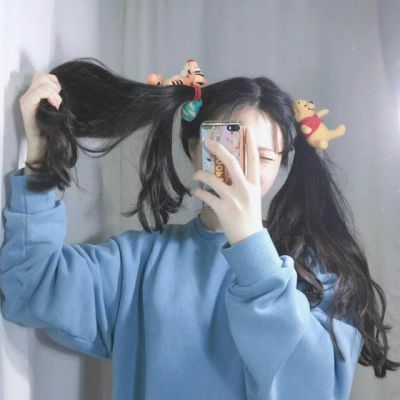 真人版清纯少女头像
