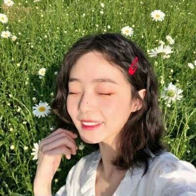 一身仙女味可爱女生真人头像图片
