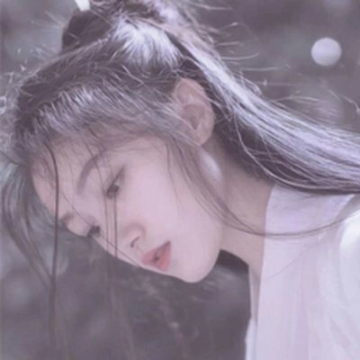 高雅仙气古风女子真人头像图片