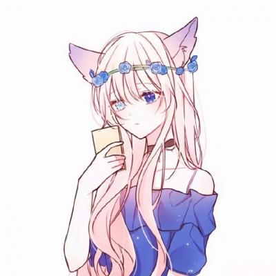 动漫头像女生长发可爱漂亮图片