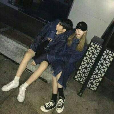 酷酷的情侣头像真人一对