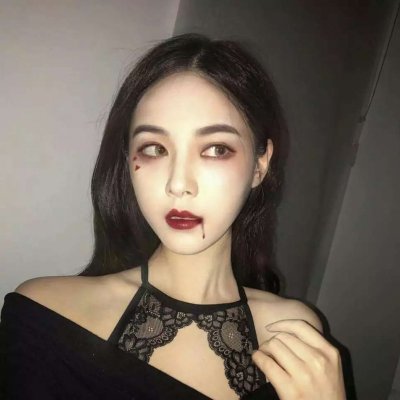 忧郁的头像女生真人图片