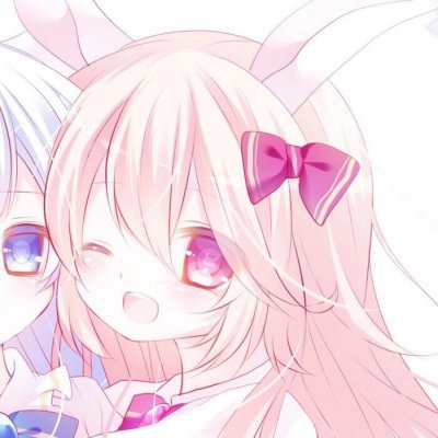 少女心闺蜜头像两张可爱动漫图片