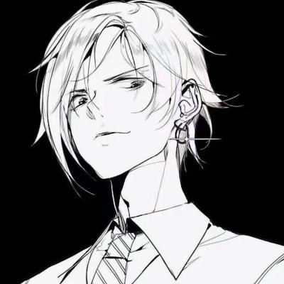 帅气撩人高冷动漫男头伤感二次元