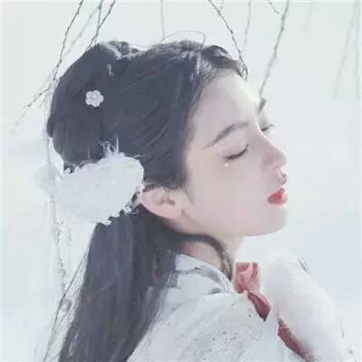 唯美古风头像女生诗意清新图片