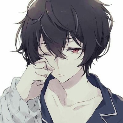 二次元头像男高冷帅气侧脸图片
