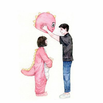 幸福温馨漫画图片情侣头像